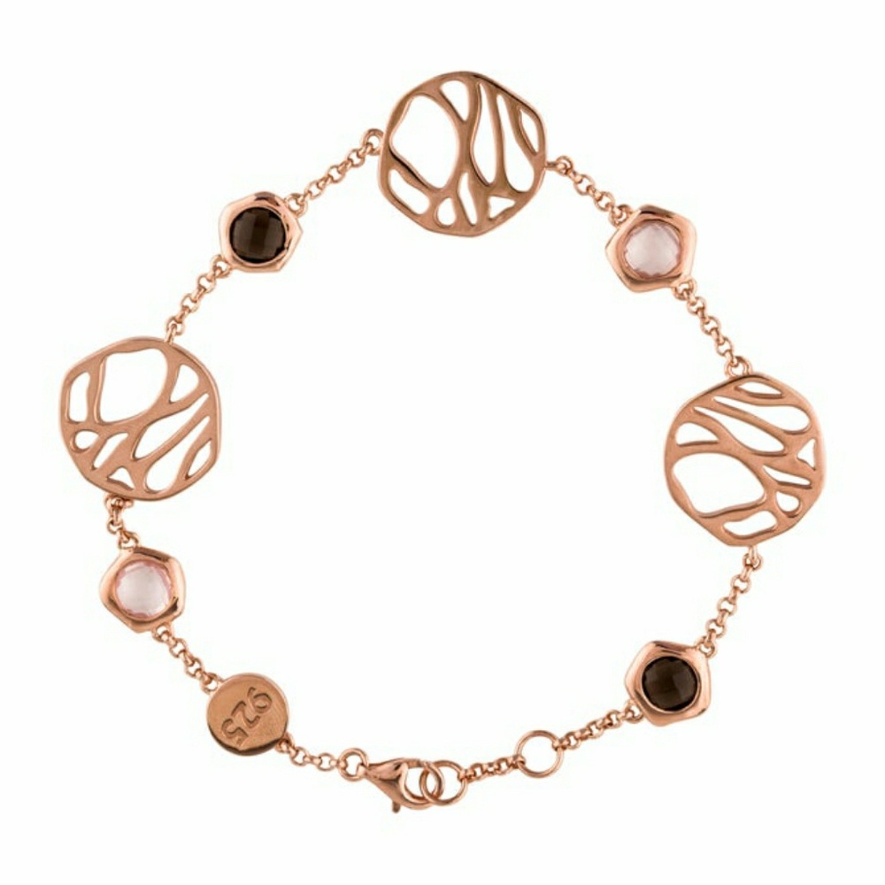 Catherine Malandrino Rose Gold/Sterling Smoky/Rose
